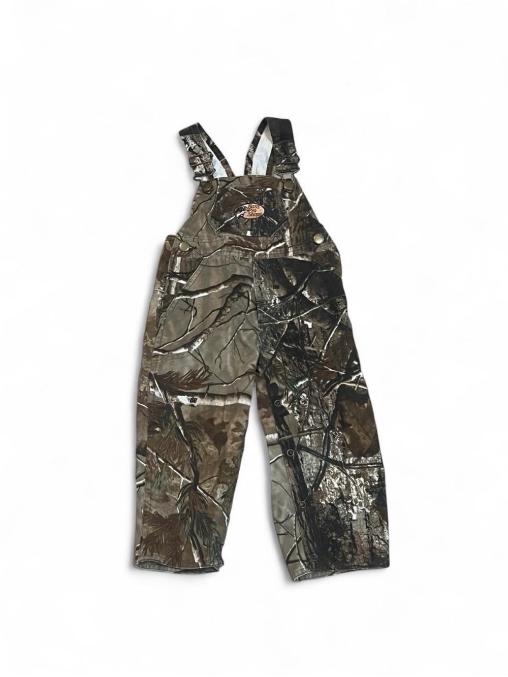 Bass Pro Shops Realtree Camo Overalls Toddler Size 3T Hunting Bibs Outdoors